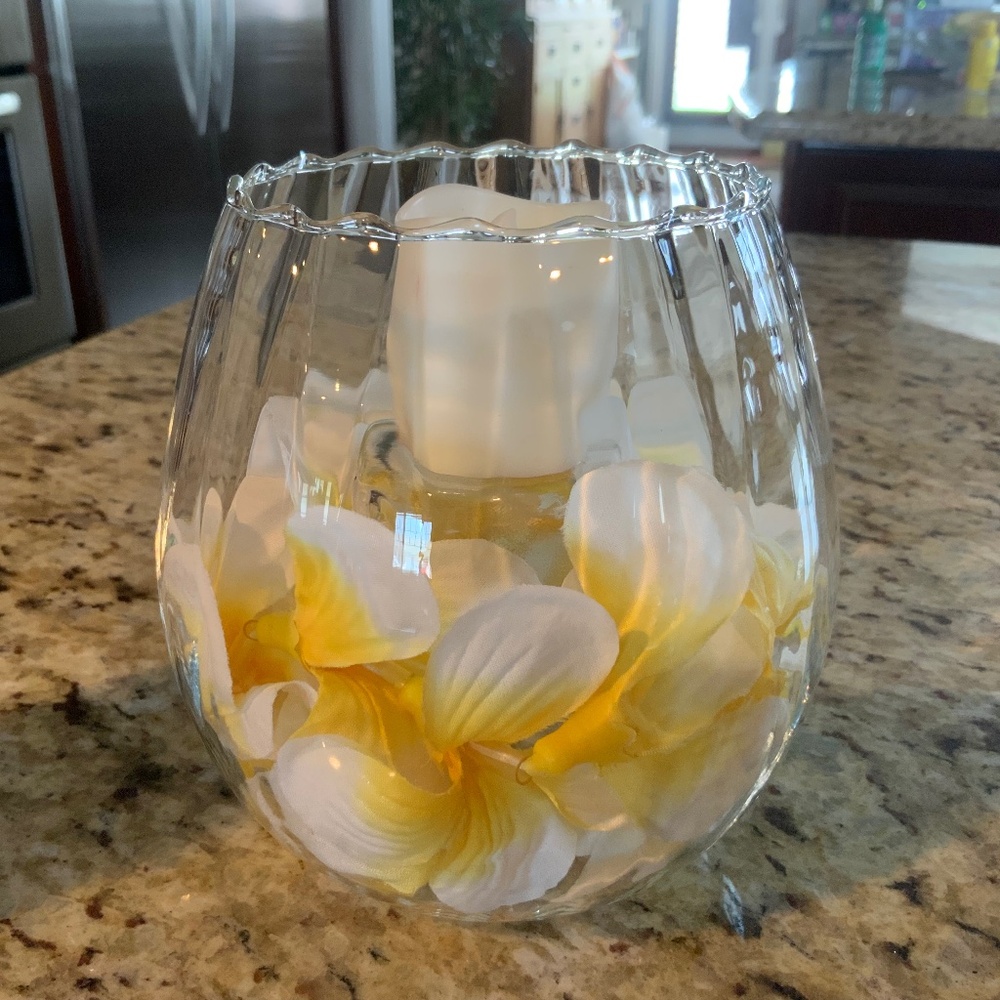 PartyLite Crystal Reversible Candle Holder